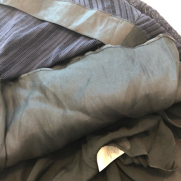 Rag & Bone Black And Navy Mini Skirt Size 2 - Picture 12 of 16